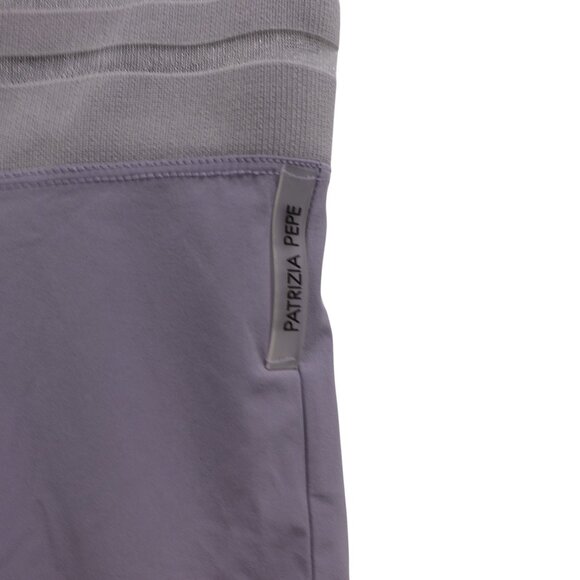 NWT Patricia Pepe Zipper Front Pleated Trouser Pants Sz 1 Lavender Gray Skinny - Picture 5 of 10